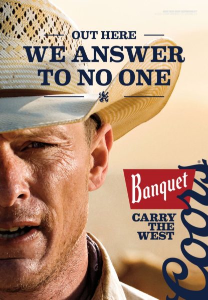 Carry The West-Coors Banquet Beer by Jim Krantz